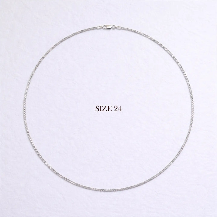 Urban Luxe Silver Box Chain - Made With Pure 925 Silver