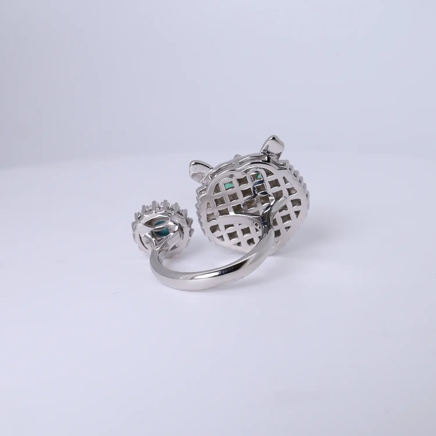 Royal Tiger Turquoise Sterling Silver Ring - Made With Pure 925 Silver
