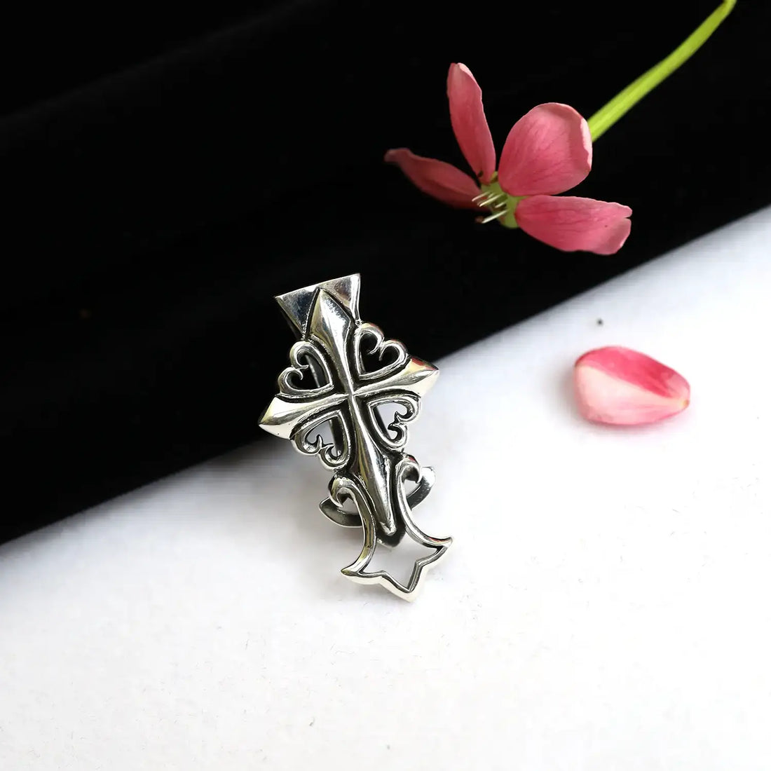 Classic Silver Cross Pendant- Made With Pure 925 Silver