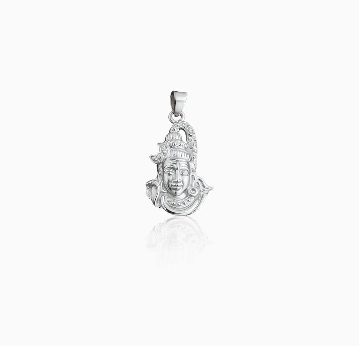 Divine Pure Silver Lord Shiva Pendant- Made With Pure 925 Silver