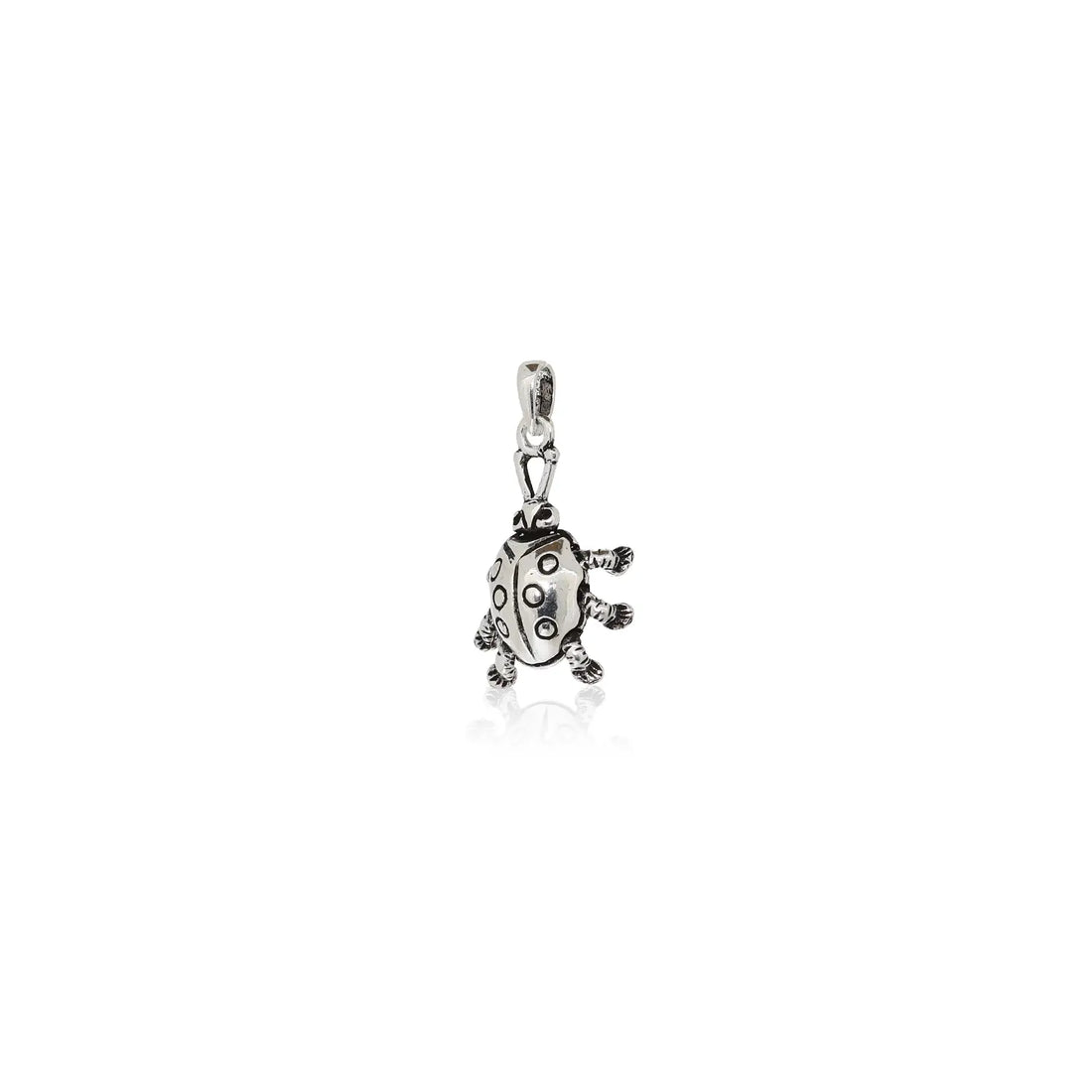 Pure Silver Ladybug Pendant - Made With 925 Pure Silver