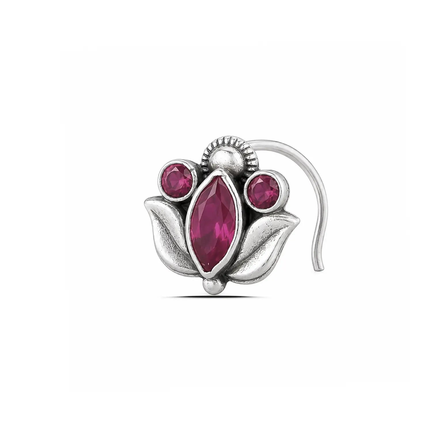 Beauty Combo – Pure 925 Sterling Silver Mangalsutra & Nose Pin