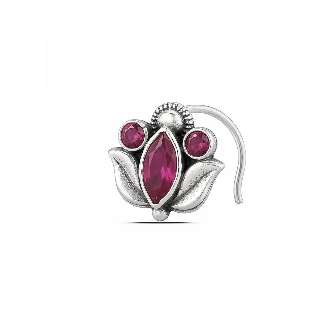 Beauty Combo – Pure 925 Sterling Silver Mangalsutra & Nose Pin