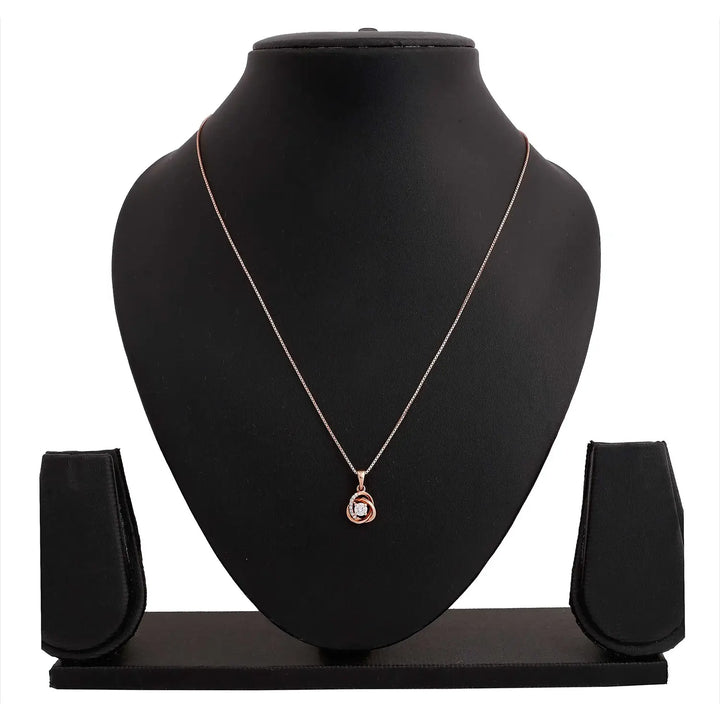 Eternal Bloom Rose Gold Pendant- Made With Pure 925 Silver