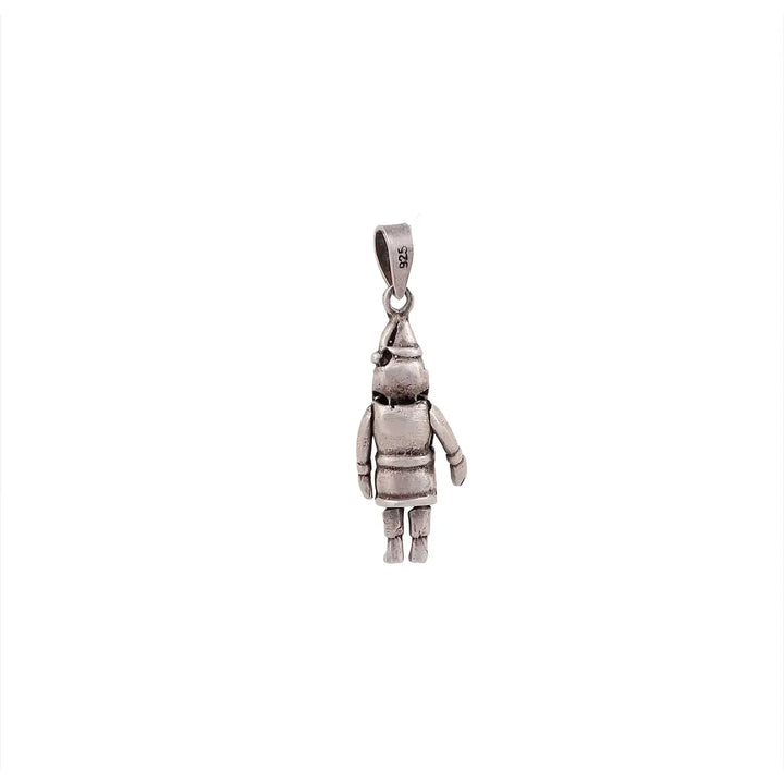 Beautiful Puppet Crafted With Exquisite Handwork Silver Pendent- Made With Pure 925 Silver