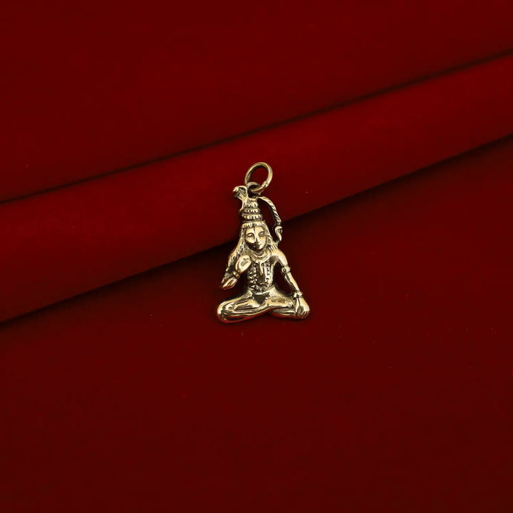 Pure Silver Lord Shiva Pendant- Made With Pure 925 Silver