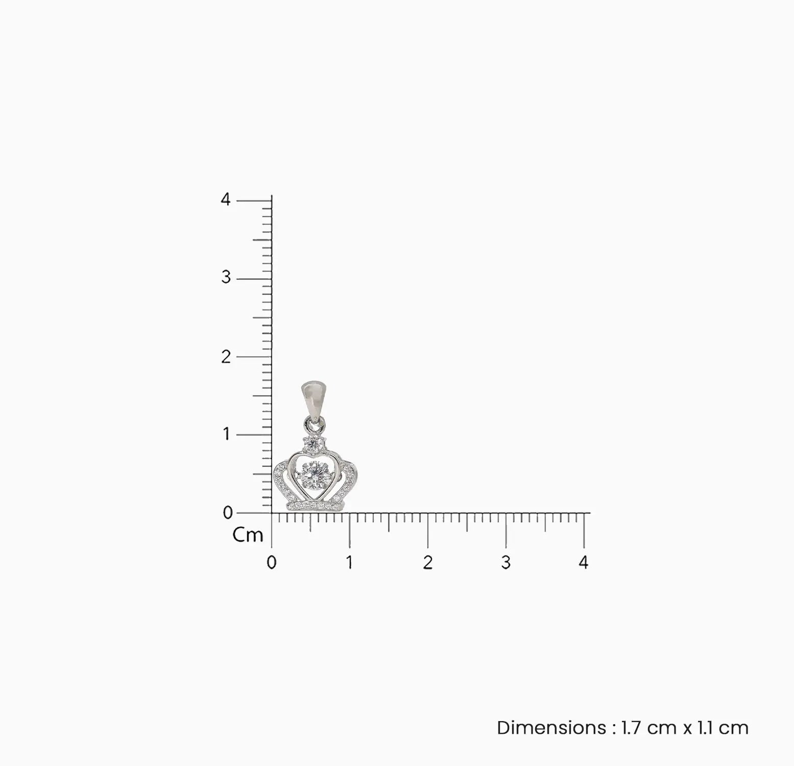 Pure Silver Crown Pendant  - Made With 925 Pure Silver