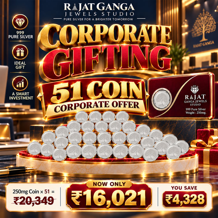999 Pure Silver Corporate Gift Coin – 51 Coin Exclusive Gift Set