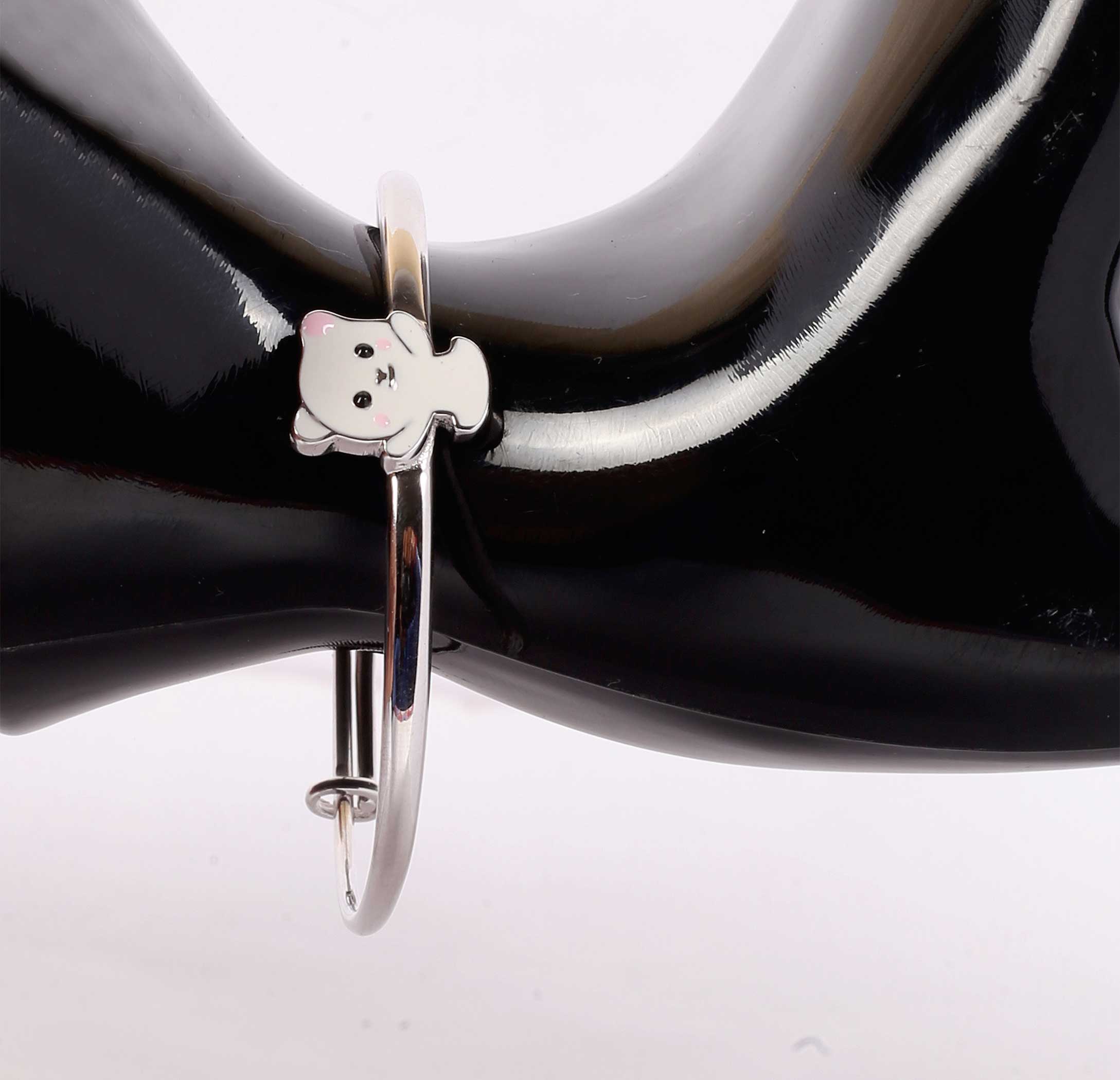 Cute Kitty Silver Kids Kada Bracelet - Made With Pure 925 Silver