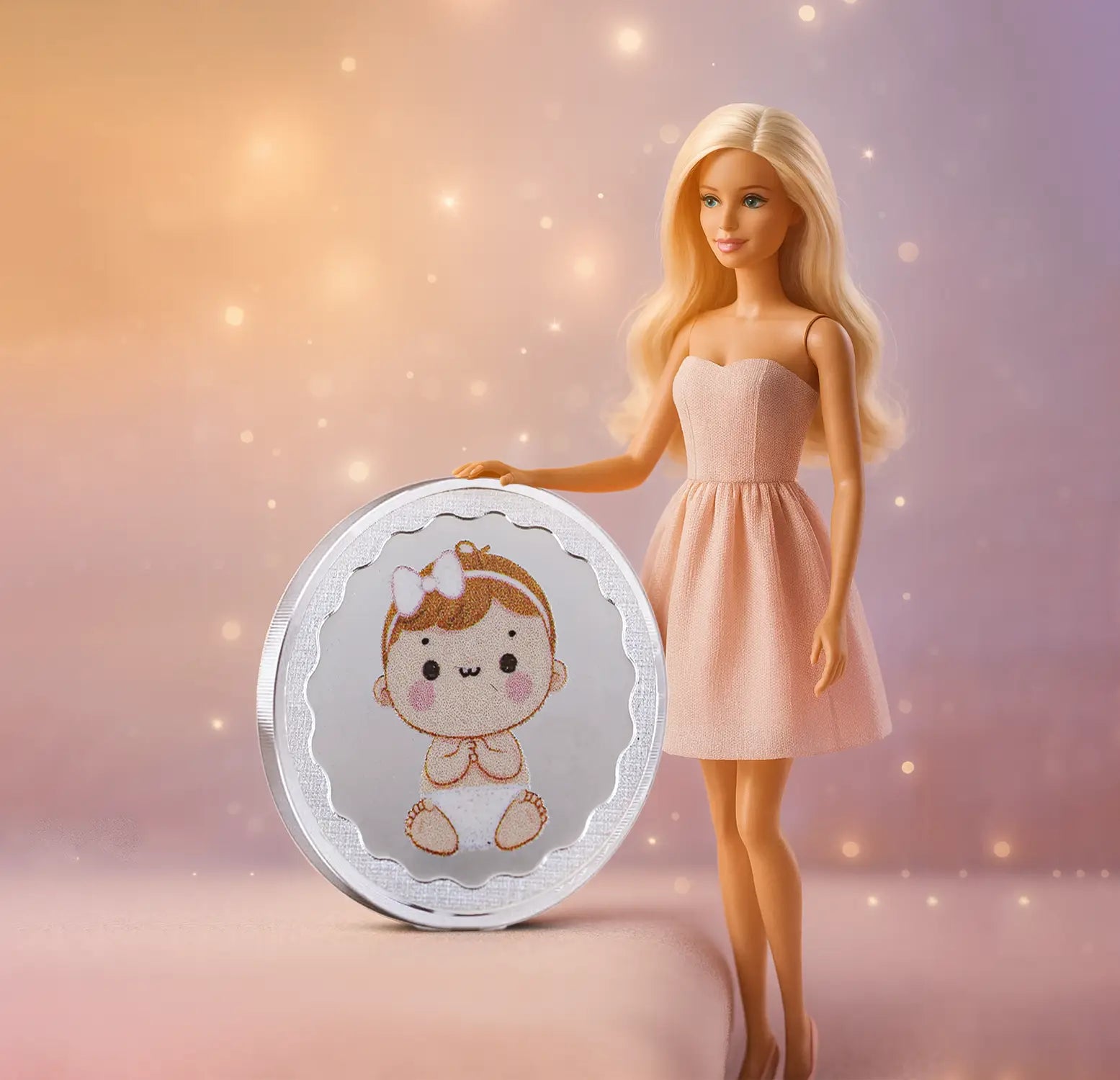 Baby Bliss 999 Pure Silver Coin Gift Set - Made With Pure 999 Silver