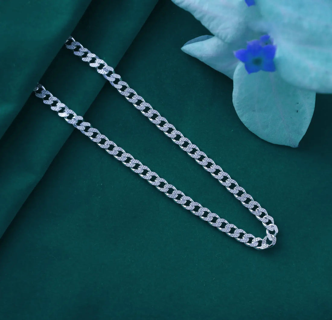 Sterling Silver Chain for Men- Made With Pure 925 Silver