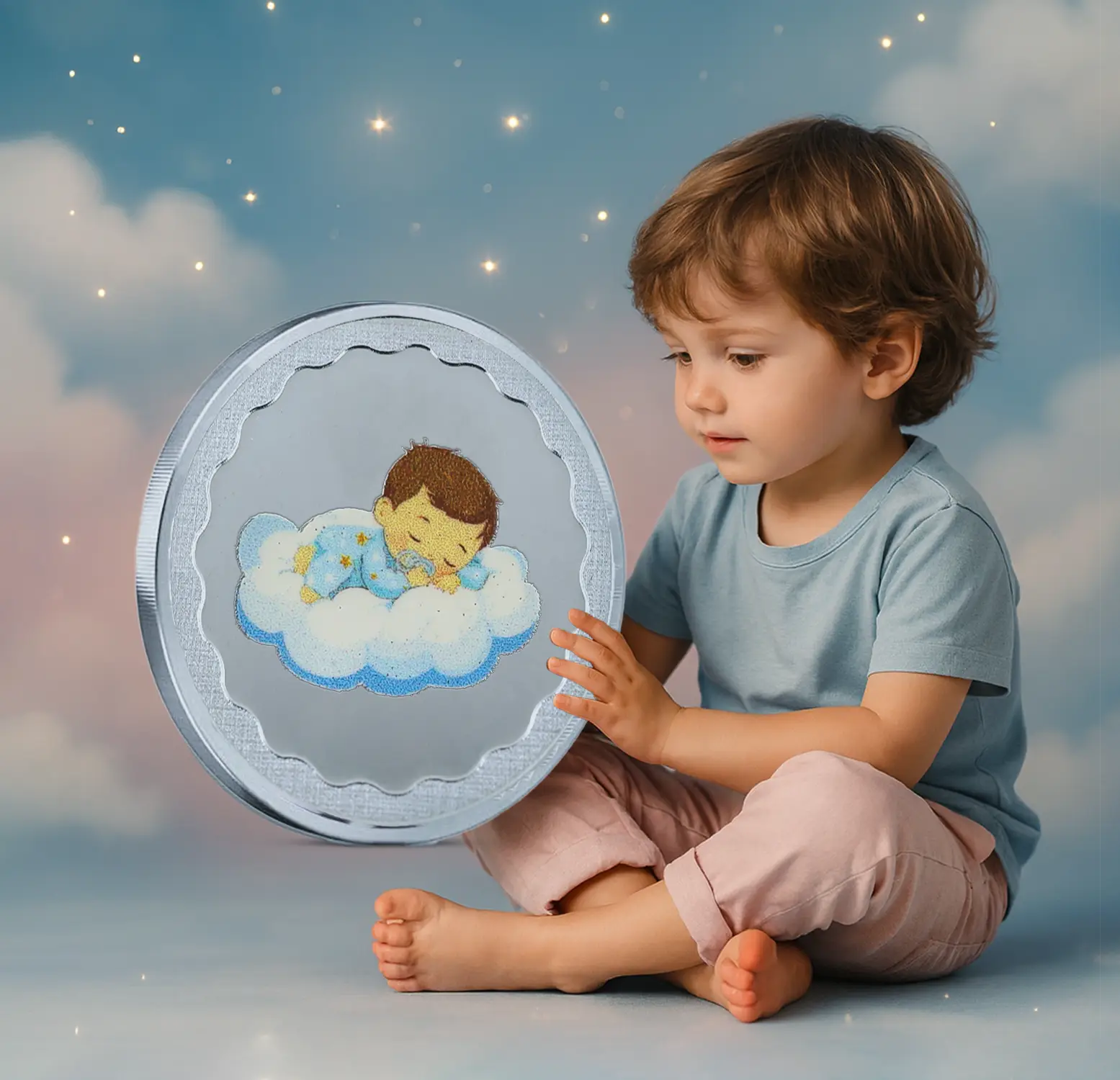 Hello Little One – Pure Silver Coin Gift Set - Made With Pure 999 Silver