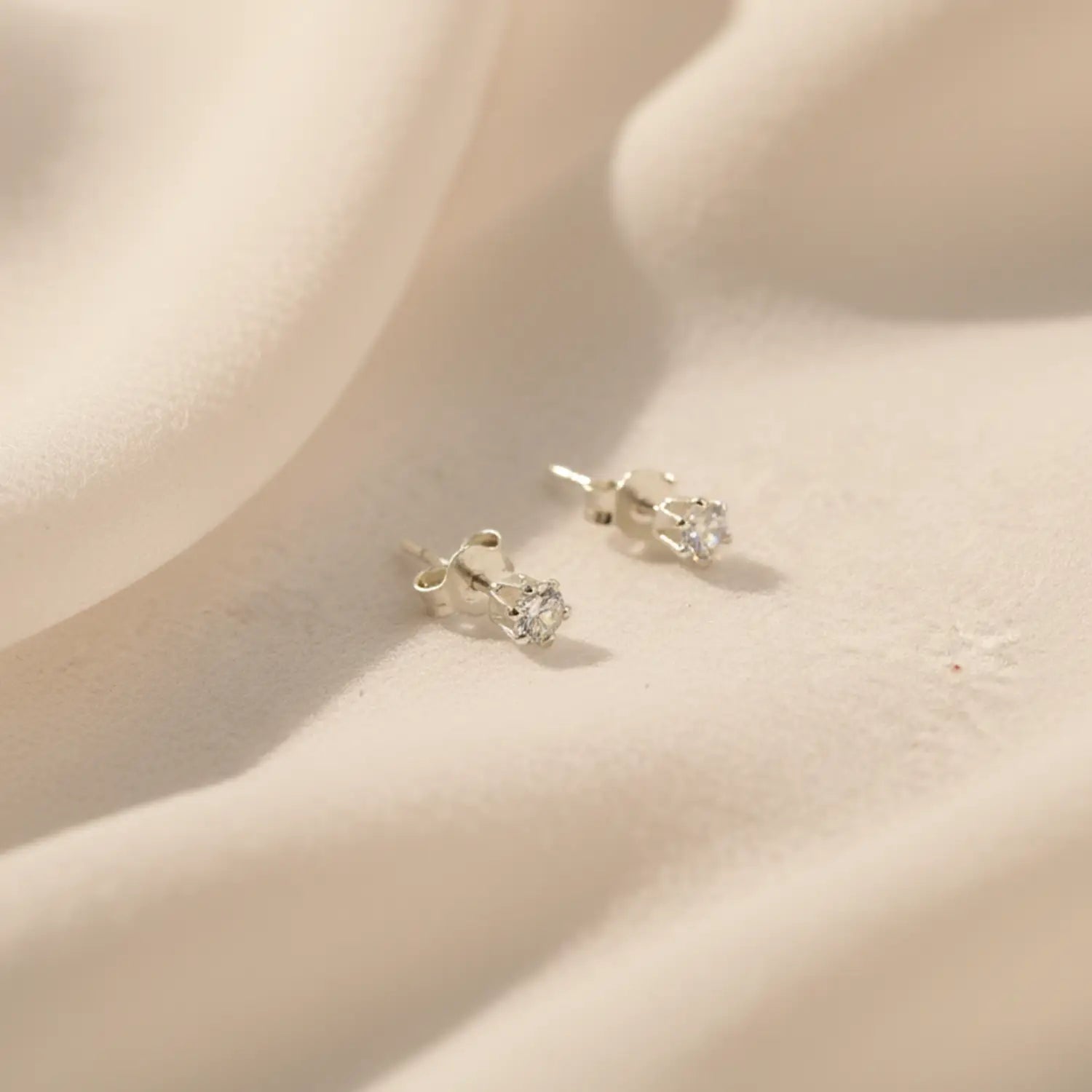Radiant Yellow Gemstone Sterling Silver Stud Earrings- Made With Pure 925 Silver