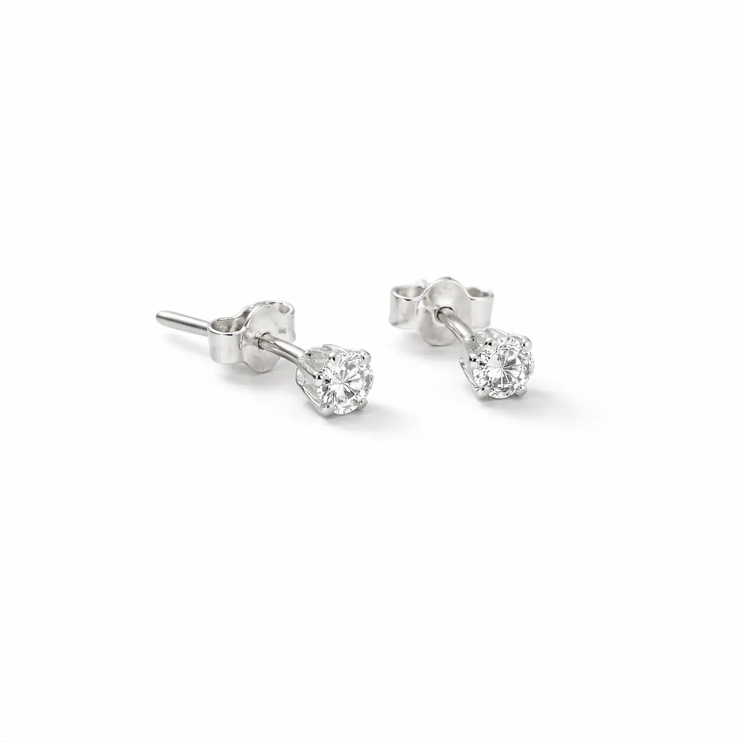 Radiant Yellow Gemstone Sterling Silver Stud Earrings- Made With Pure 925 Silver
